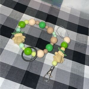 Baby Yotta keychain wristlet & Freshie hanger